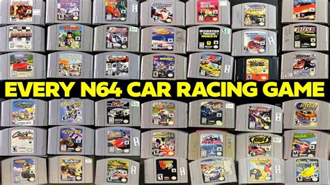 N64 Cars: A Comprehensive Guide to the Best Racing Games for the Nintendo 64