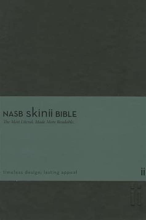 NASB Skinii Bible Leathersoft Black Epub