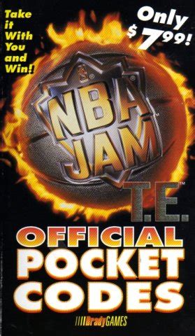 NBA JAM Tournament Edition Pocket Codes Official Strategy Guides Doc