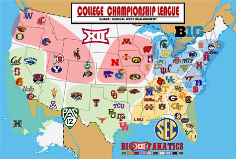 NCAA Football Map: A Guide to College Football's Gridiron Landscape