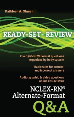 NCLEX-RN Alternate-Format QandA Ready Set Review Kindle Editon