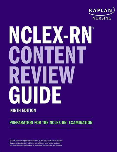 NCLEX-RN Content Review Guide Kaplan Test Prep Kindle Editon