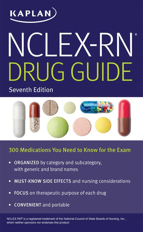 NCLEX-RN Drug Guide 300 Medications You Need to Know for the Exam Kaplan Nclex Rn Medications You Need to Know for the Exam Epub