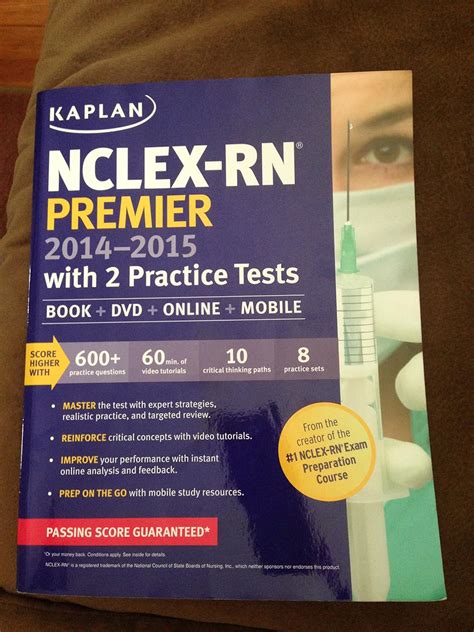 NCLEX-RN Premier 2014-2015 with 2 Practice Tests Kaplan NCLEX-RN Premier Kindle Editon