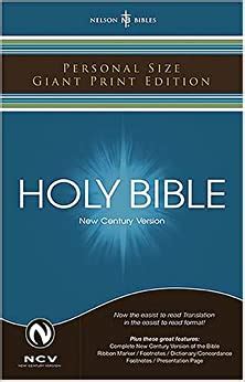 NCV Giant Print Reference Bible Reader