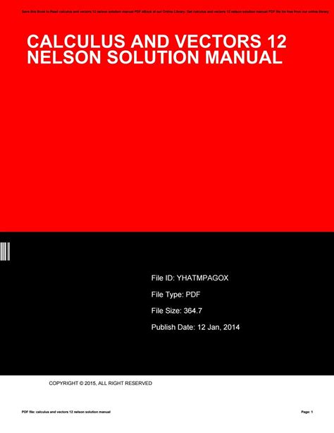 NELSON SOLUTIONS MANUAL Ebook PDF