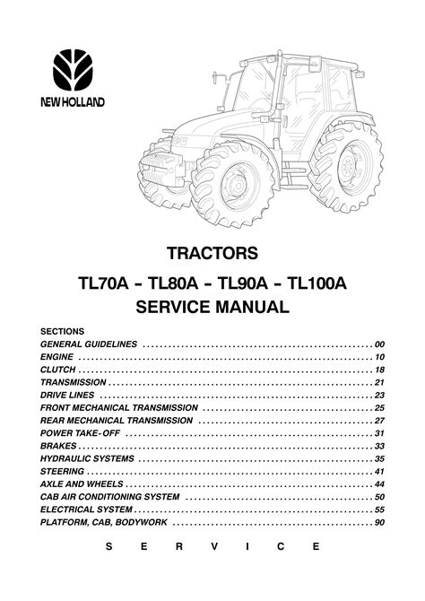 NEW HOLLAND TL90 SERVICE MANUAL Ebook Kindle Editon