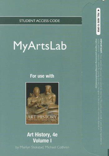 NEW MyArtsLab Pegagus Student Access Code Card for Art History Volume 1 standalone 4th Edition