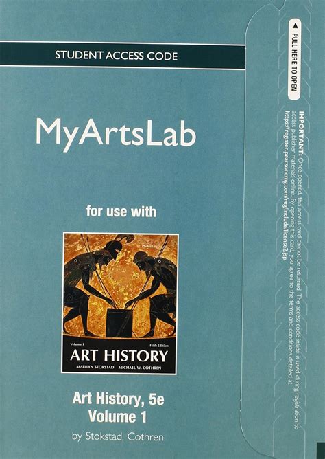 NEW MyArtsLab without Pearson eText Standalone Access Card for Art A Brief History 5th Edition