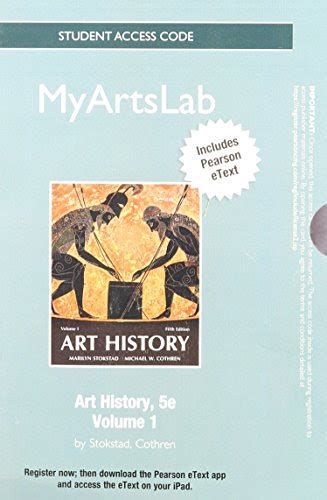 NEW MyArtsLab without Pearson eText Standalone Access Card for Art History Volume 1 5th Edition Reader