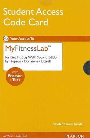 NEW MyFitnessLab with Pearson eText ValuePack Access Card for Get Fit Stay Well Kindle Editon