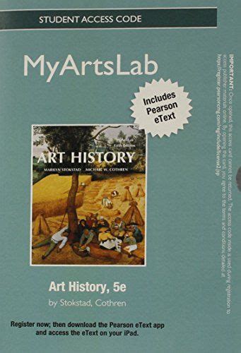 NEW MyLab Arts with Pearson eText Standalone Acess Card for Art History 5th Edition