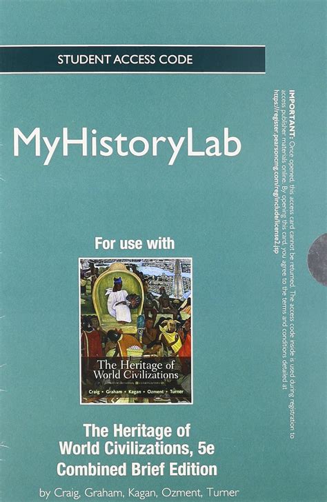 NEW MyLab History without Pearson eText Standalone Access Card for Western Civilization New My History Lab Kindle Editon