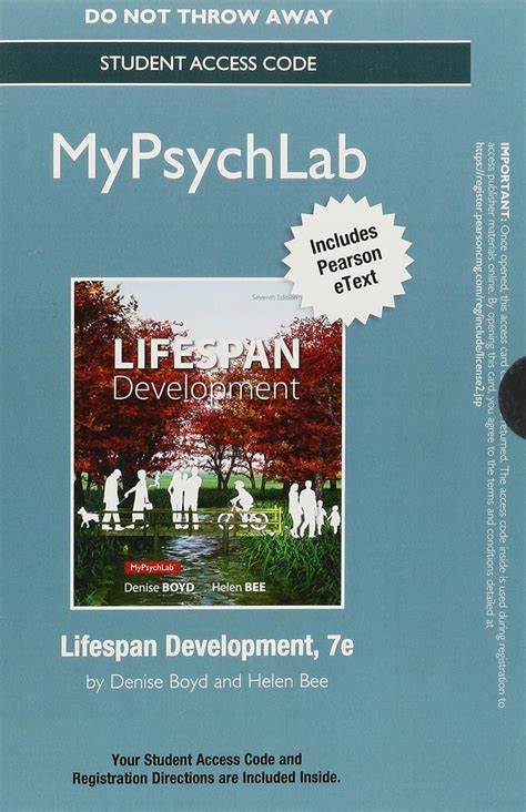 NEW MyLab Psychology with Pearson eText Standalone Access Card for Lifespan Development 7th Edition Kindle Editon