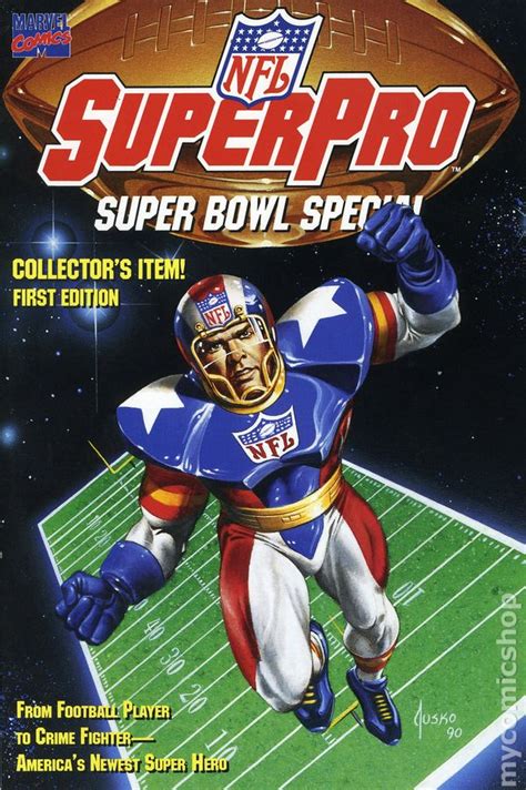 NFL SuperPro Super Bowl Special Marvel Comics Reader