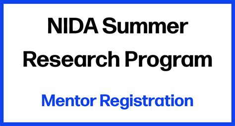 NIDA Summer Research Internship Program: Uncover the Secrets of Addiction Science