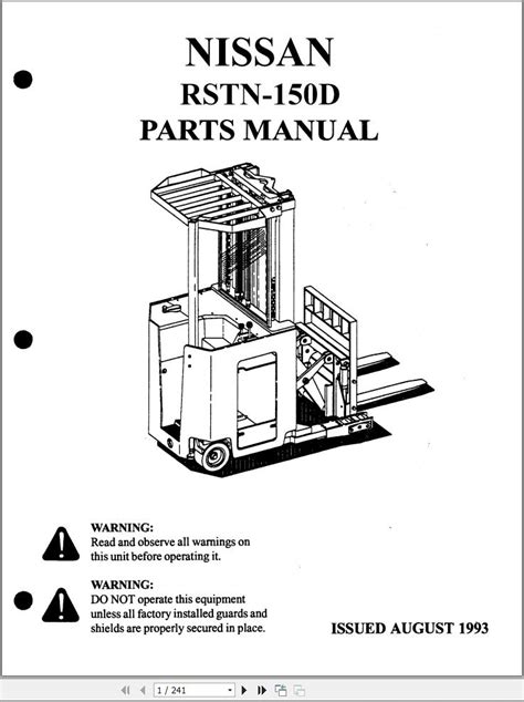 NISSAN FORKLIFT MANUAL PDF.HTML Reader