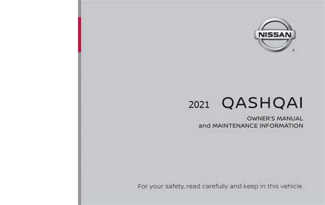 NISSAN QASHQAI OWNERS MANUAL Ebook Epub