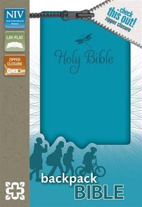 NIV Backpack Zipper Bible Leathersoft Turquoise Red Letter PDF