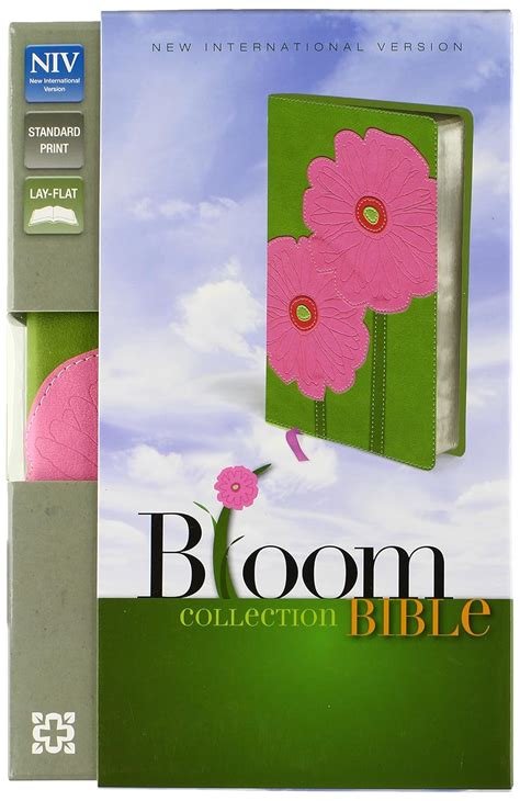 NIV Bloom Collection Bible Compact Leathersoft Green Red Red Letter Edition Kindle Editon