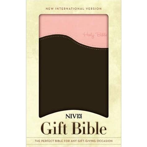 NIV Gift Bible Pink Chocolate Reader