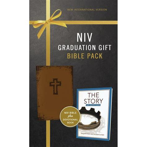 NIV Graduation Gift Bible Pack for Him Brown Red Letter Edition Kindle Editon