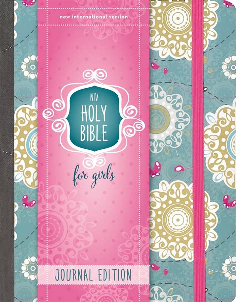 NIV Journal the Word Bible for Teen Girls Hardcover Pink Floral Red Letter Edition Includes Over 450 Journaling Prompts Reader