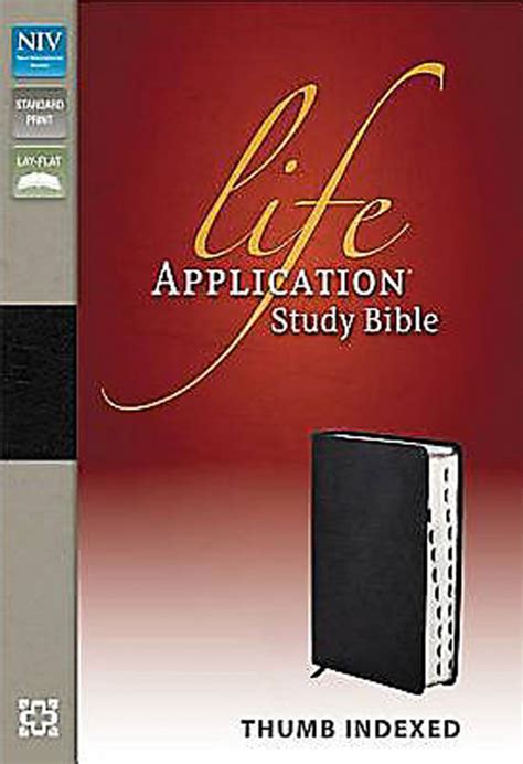 NIV Life Application Study Bible Bonded Leather Black Indexed Red Letter Edition Kindle Editon
