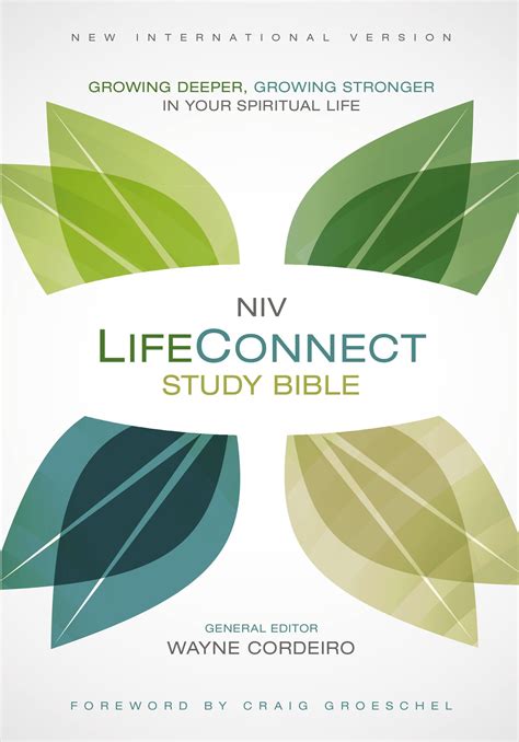 NIV LifeConnect Study Bible Hardcover Red Letter Edition Growing Deeper Growing Stronger in Your Spiritual Life PDF