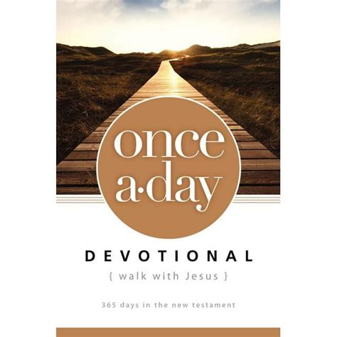 NIV Once-A-Day Walk with Jesus Devotional Paperback 365 Days in the New Testament Reader