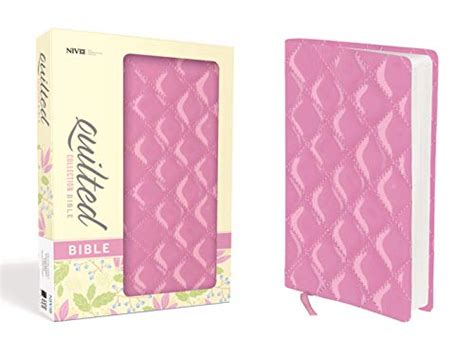 NIV Quilted Collection Bible Compact Imitation Leather Pink Reader