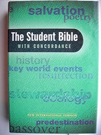 NIV Student Bible Concordance Reader