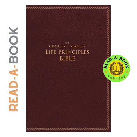 NIV The Charles F Stanley Life Principles Bible Leathersoft Burgundy Kindle Editon