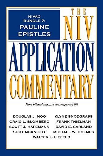 NIVAC Bundle 7 Pauline Epistles The NIV Application Commentary Reader