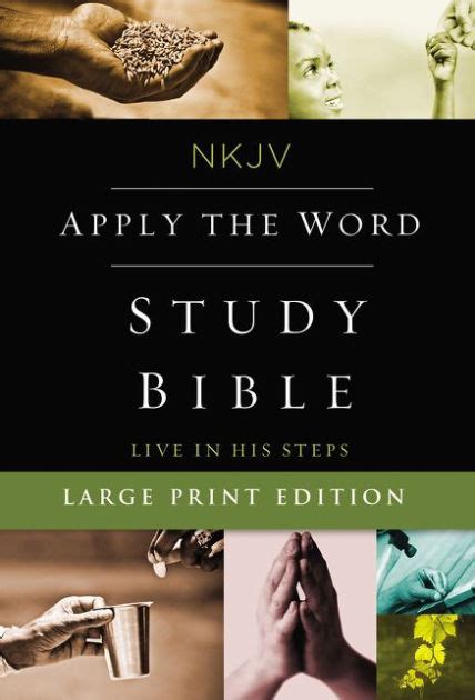 NKJV Apply the Word Study Bible Hardcover Red Letter Edition Live in His Steps PDF