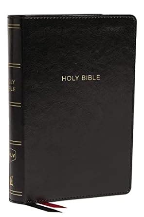 NKJV Deluxe Reference Bible Compact Large Print Leathersoft Black Red Letter Edition Comfort Print PDF