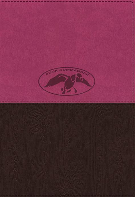 NKJV Duck Commander Faith and Family Bible Leathersoft Pink Brown Indexed Doc