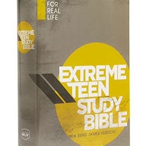 NKJV Extreme Teen Study Bible Hardcover Real Faith for Real Life Reader