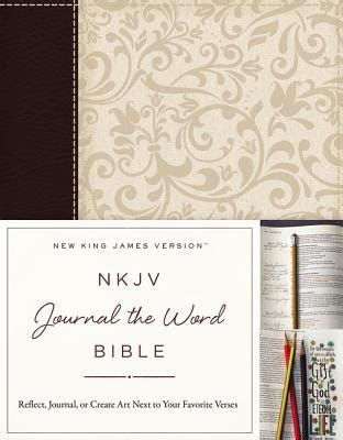 NKJV Journal the Word Bible Leathersoft Black Red Letter Edition Comfort Print Reflect Journal or Create Art Next to Your Favorite Verses PDF