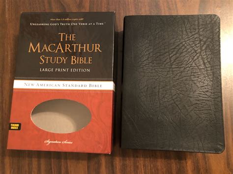 NKJV MacArthur Study Bible Large Print Bonded Leather Black Indexed Kindle Editon