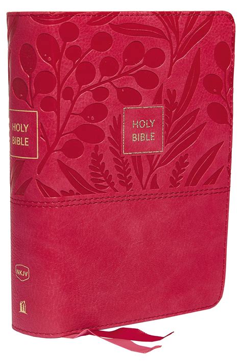 NKJV Reference Bible Compact Large Print Leathersoft Navy Red Letter Edition Essential PDF