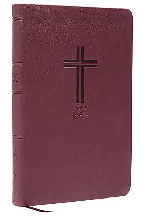 NKJV Value Thinline Bible Standard Print Leathersoft Burgundy Red Letter Edition Comfort Print Reader