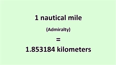 NMI to KM: A Comprehensive Guide to Nautical Miles to Kilometers Conversion