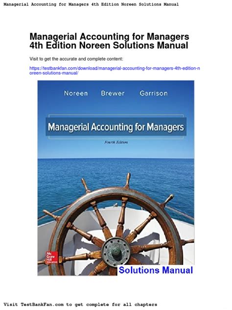 NOREEN EDITION SOLUTIONS Ebook PDF