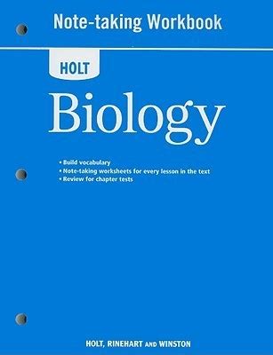 NOTE TAKING WORKBOOK HOLT BIOLOGY ANSWERS Ebook Doc