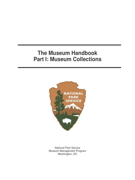 NPS Museum Handbook; Chapter 4: Museum Collections Environment Ebook Doc