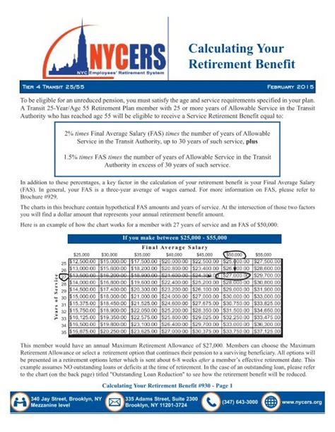 NYCERS Pension Calculator: Plan Your Retirement Today!