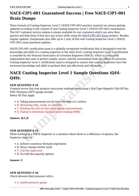 Nace Protective Coating Specialist Exam Guide Ebook Kindle Editon