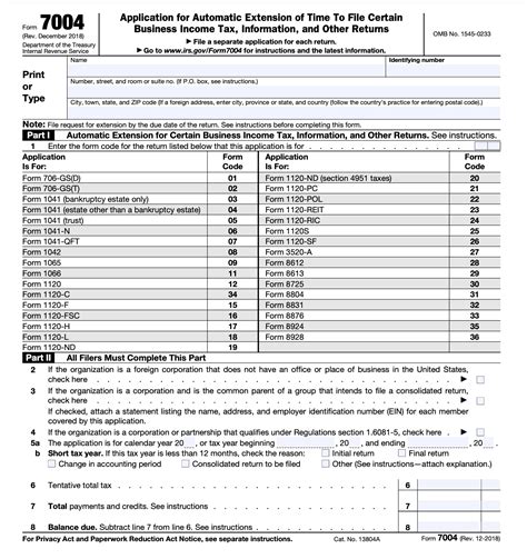 Nail Your Business Tax Extension: A Comprehensive Guide to Form 7004 Instructions