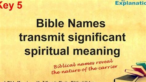 Name Significance: